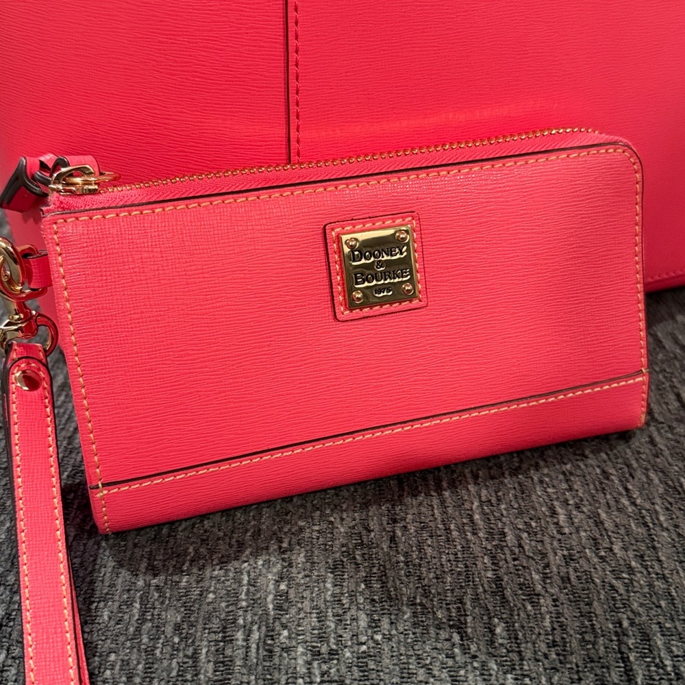 Dooney & Bourke Bubble gum Pink Wallet